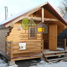 Бани из бруса под ключ недорого