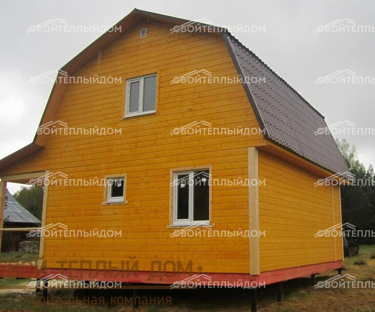 Каркасный дом 6х8м для семьи Кравченко фото 4