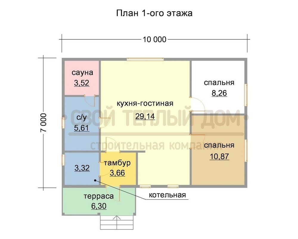 Проект дома в финском стиле