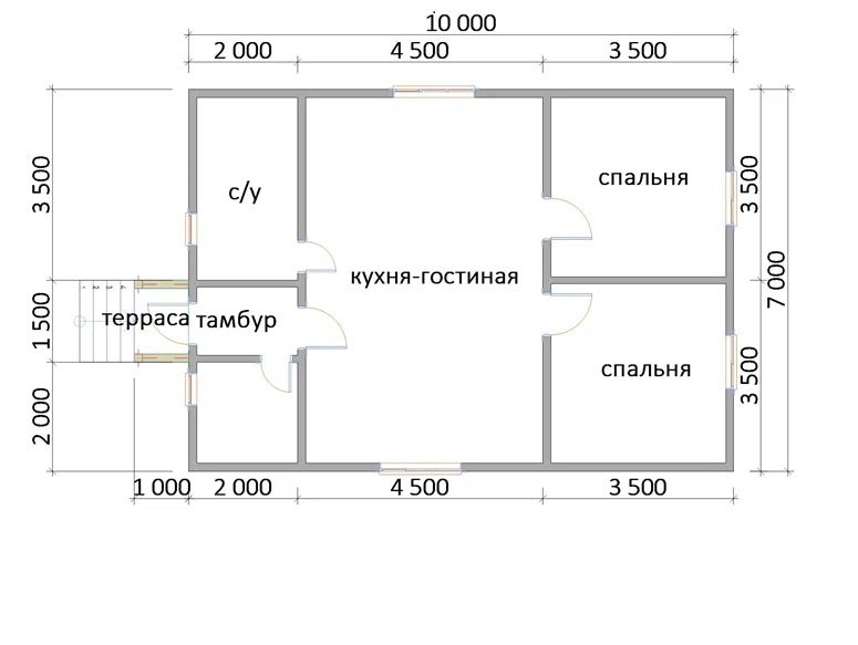 Дизайн-проекты для трехкомнатных квартир площадью 70 кв.м.