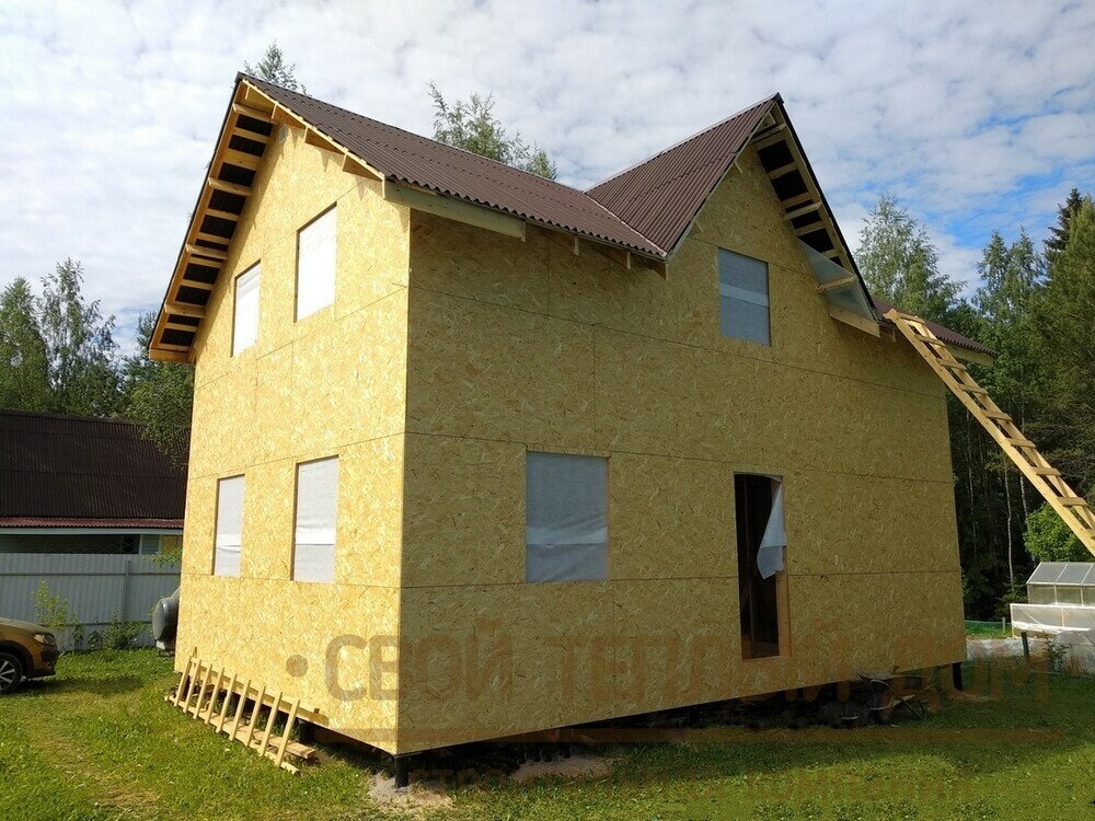 Дом в комплектации "Каркас без отделки"