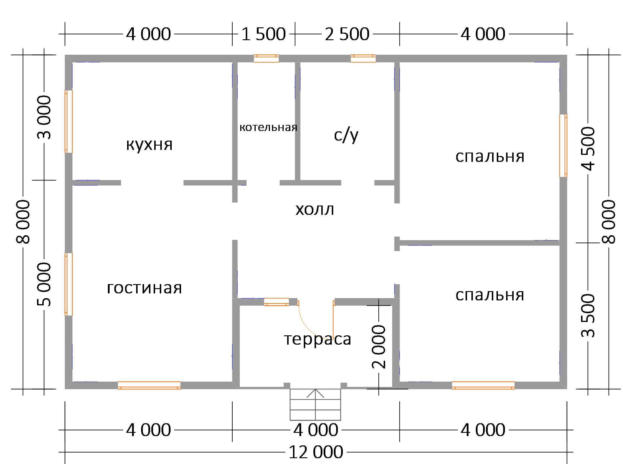 Планировка дома