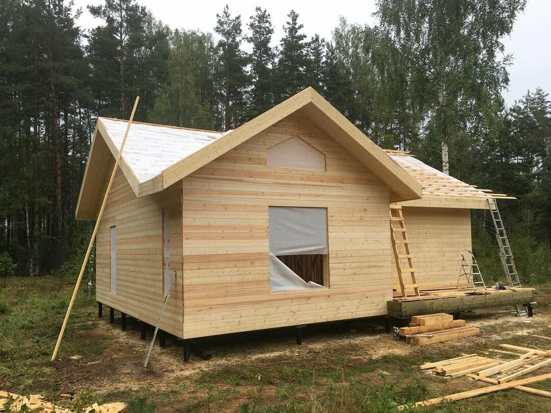 Каркасный дом без отделки