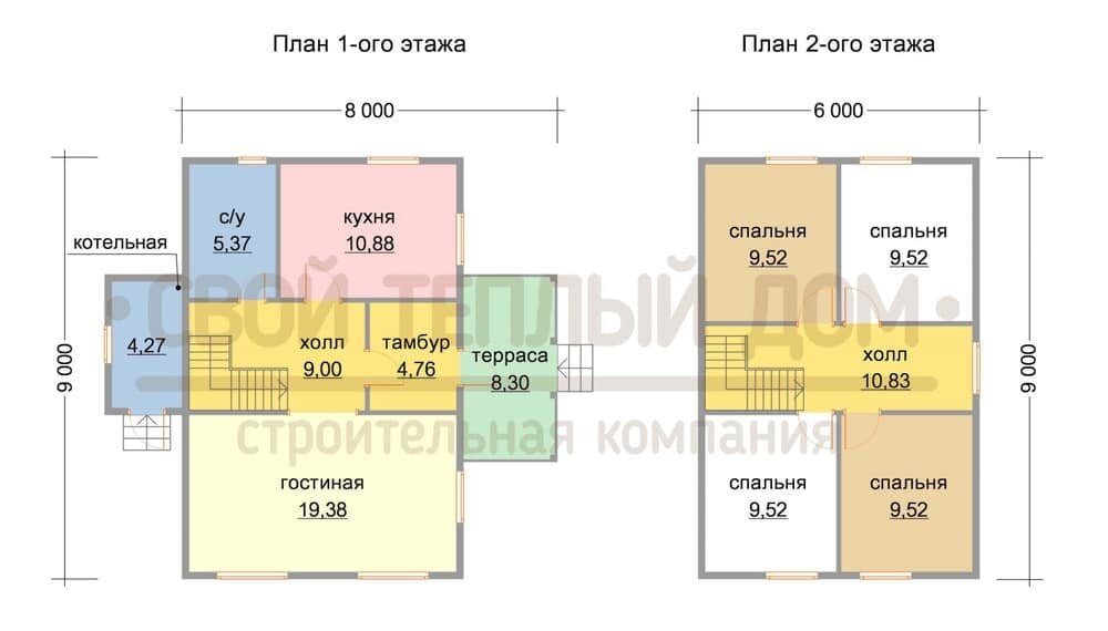 Планировка дома КД-29