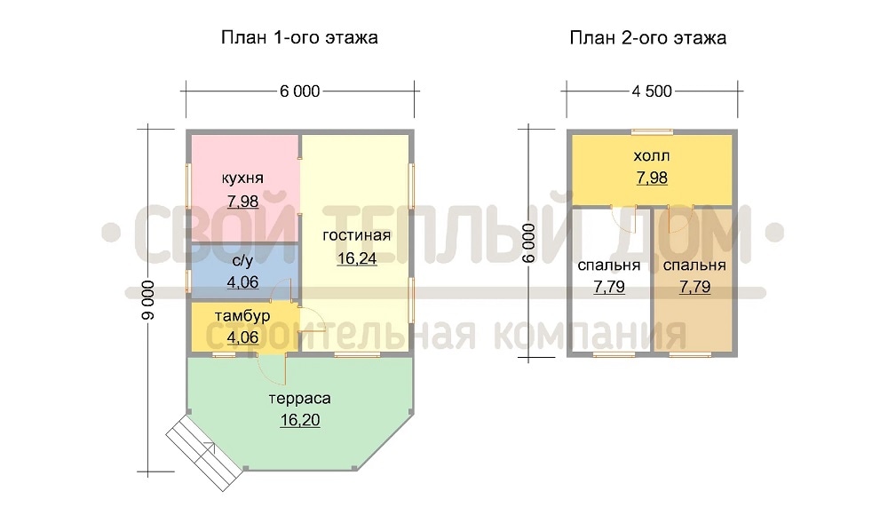 Планировка дома по проекту КМ-4