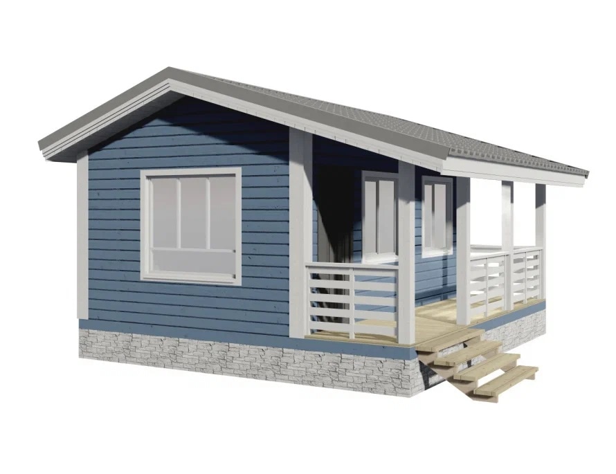 Дом по проекту МД-6